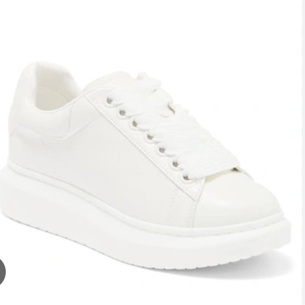 Steve Madden Gaines platform sneakers white